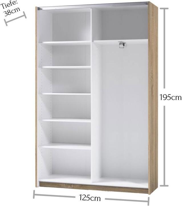 Actual product image Pol-Power Fast (125 x 38 x 195.5 cm)