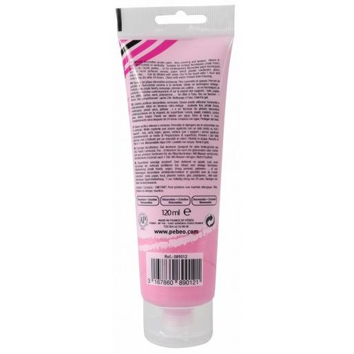 Thumbnail - Pebeo, Künstlerfarbe + Bastelfarbe, Decocrème Matt Acrylfarben (Indisches Rosa, 120 ml)