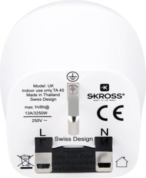 Image du produit Skross Adaptateur de voyage "Europe to UK