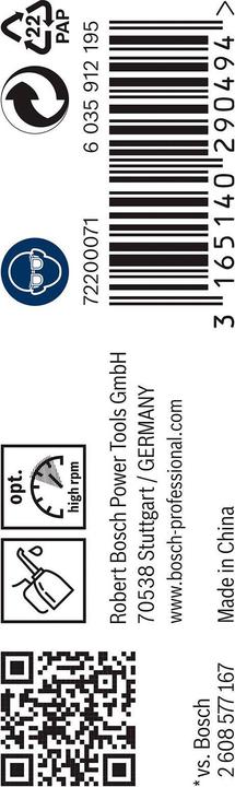 Image du produit Bosch Professional Zubehör Foret hélicoïdal PRO Metal HSS-G, 1 x 12 x 34 mm (1 mm)