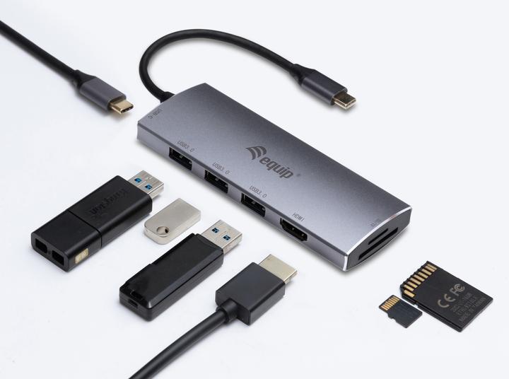 Image du produit equip Hub USB (USB-C, 4 Ports)