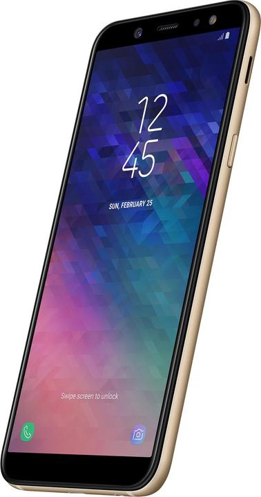 Productafbeelding Samsung Galaxy A6 (2018) EU (32 GB, Goud, 5.60", Dubbele SIM + SD, 4G)