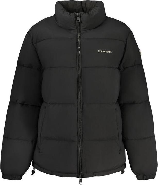 Actual product image Guess Jeans Nero Polyester Woman Jacket (M)