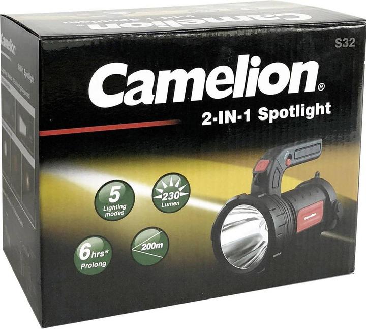 Produktbild Camelion Handleuchte S32 2in1 Spotlight (230 lm)