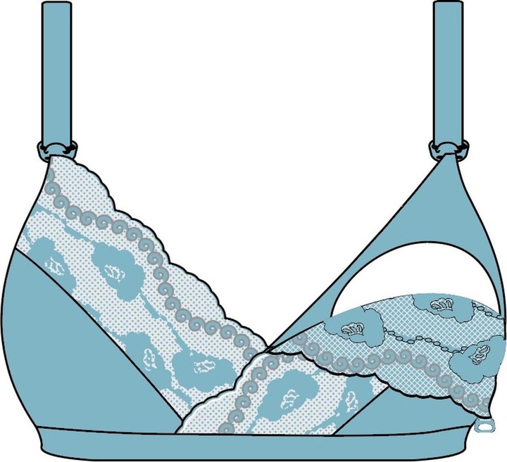 Actual product image Carriwell New Mum Nursing Bra Soft as Silk Recycled (S)