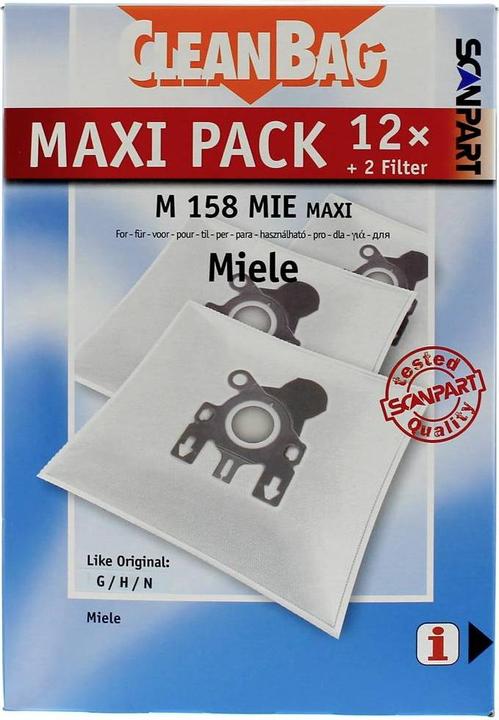 Produktbild Scanpart Maxipack kompatibel mit Miele Typ G/N 2687426158 Staubsaugerbeutel (12 x)