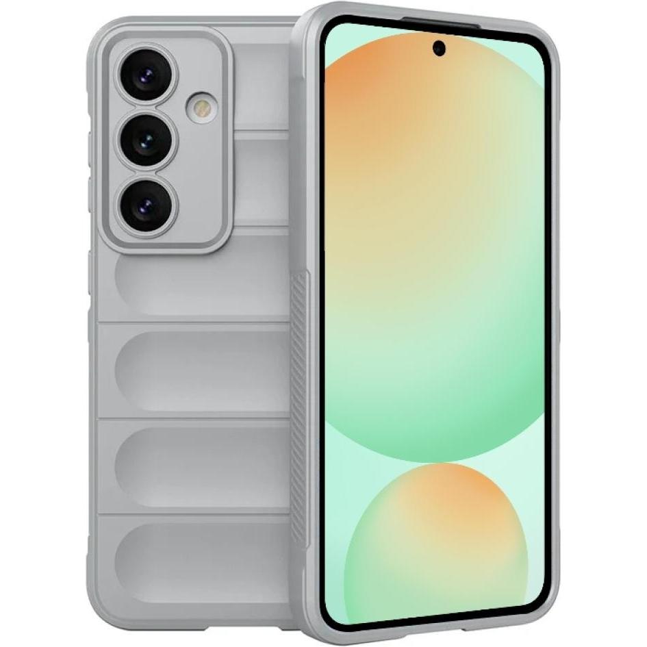 Screenguard CloudCase FE Hülle (Samsung Galaxy S24 FE), Smartphone Hülle, Grau