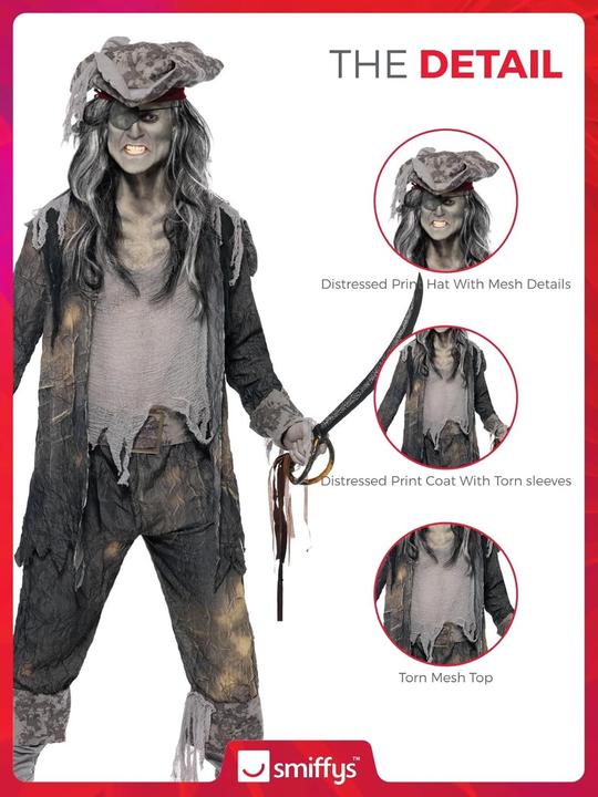 Produktbild Smiffys Ghost Ship Ghoul (M)