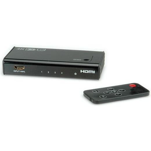 Roline Commutatore HDMI 4K2K a 4 vie, Switch box
