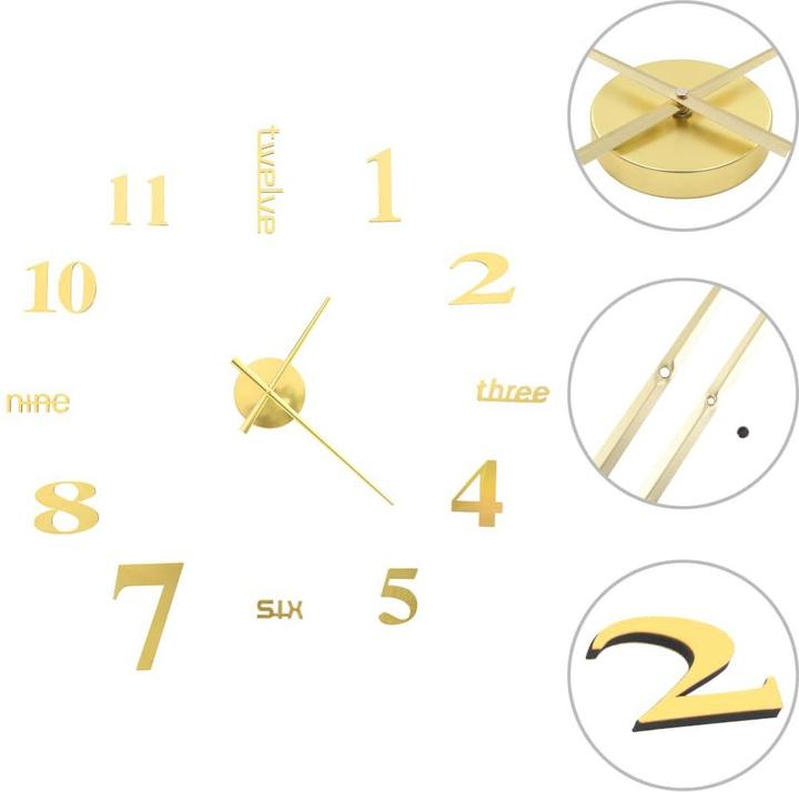 Actual product image vidaXL Wanduhr (100 cm)