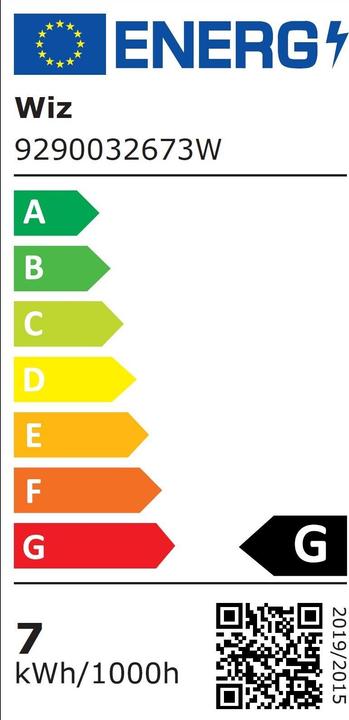 Energy Label WiZ Tunable White Color Edison (E27, 470 lm, 1x)