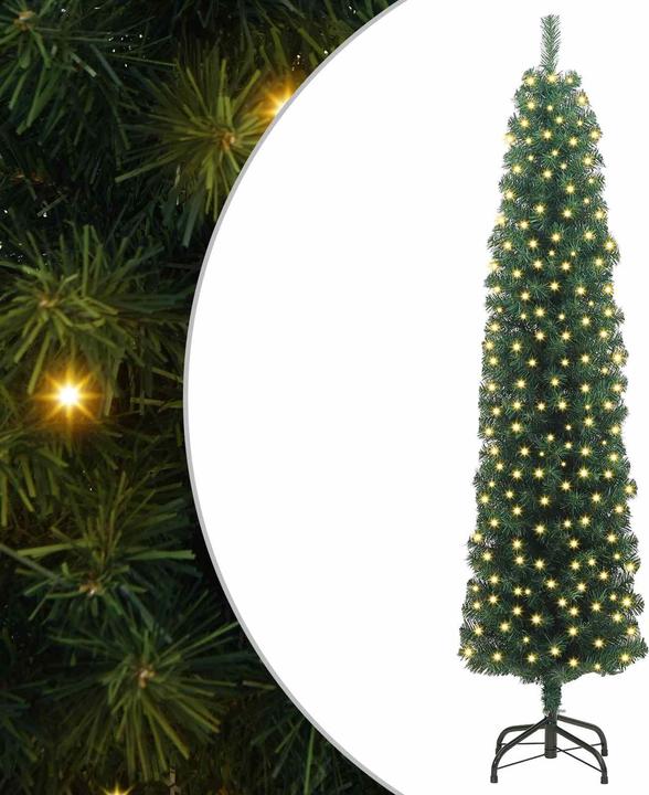 Actual product image vidaXL Schlanker Weihnachtsbaum (240 cm)