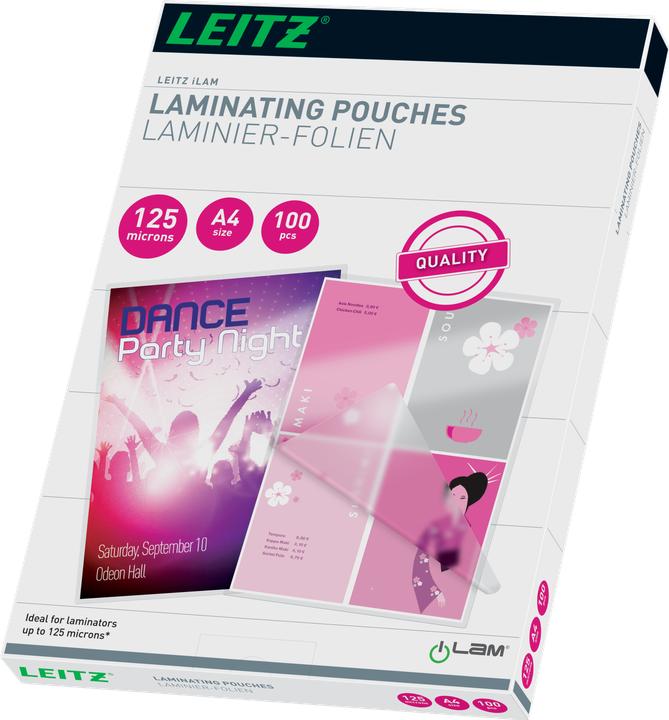 Leitz Laminating pouch (A4, 100 Piece, 125 µm)