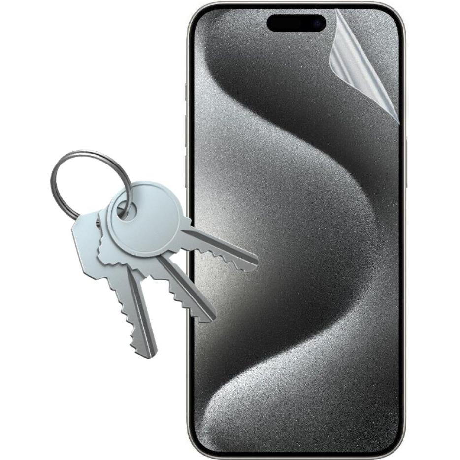 Thumbnail - Screenguard 100% Display Schutz Folie Apple iPhone 15 Pro Crystal Clear (1 Stück, Apple iPhone 15 Pro), Smartphone Schut...