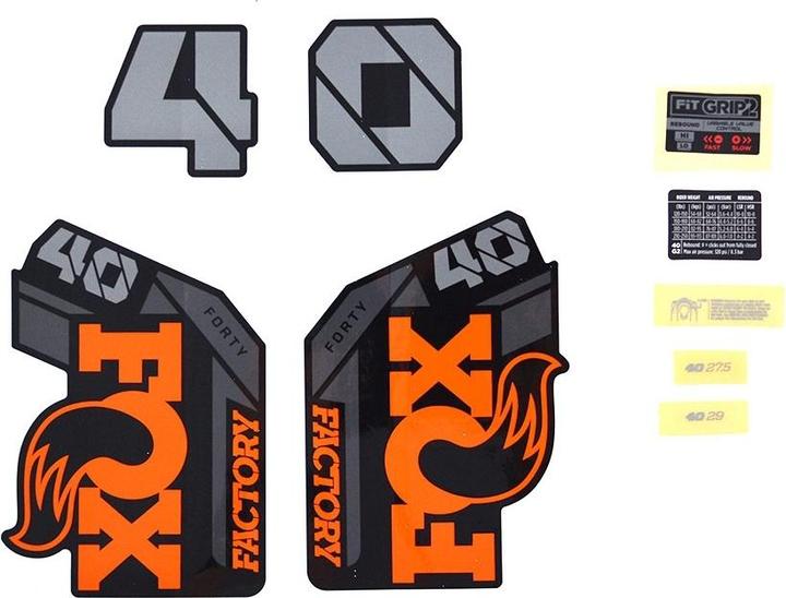 Productafbeelding Fox Decal Kit Aufklebersatz für 40 Federgabel Modell 2021