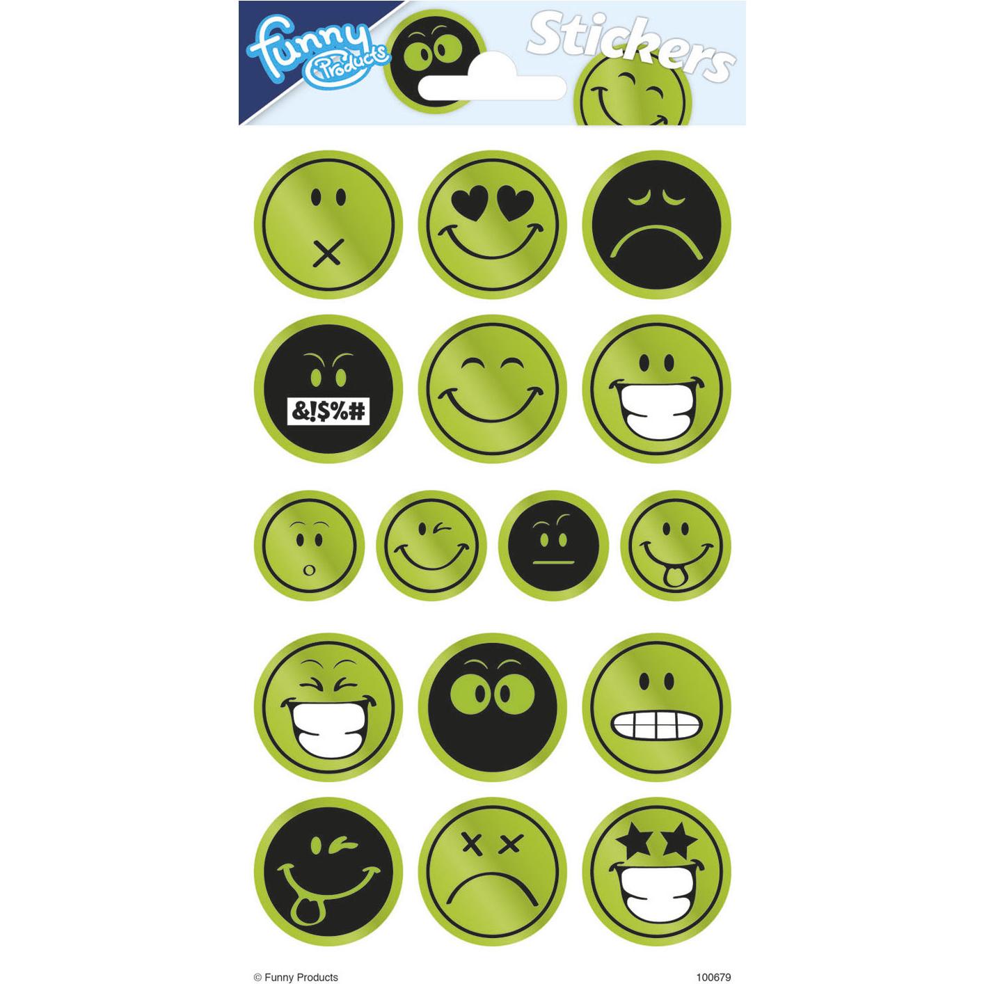 Totum, Sticker, Sticker Sheet Reflective - Lächeln Gesicht