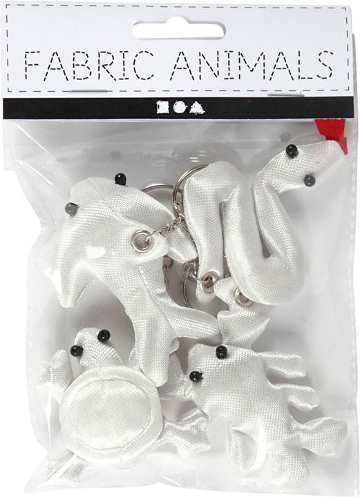 Produktbild Creativ Company Dieren Sleutelhangers van Textiel, 4st.