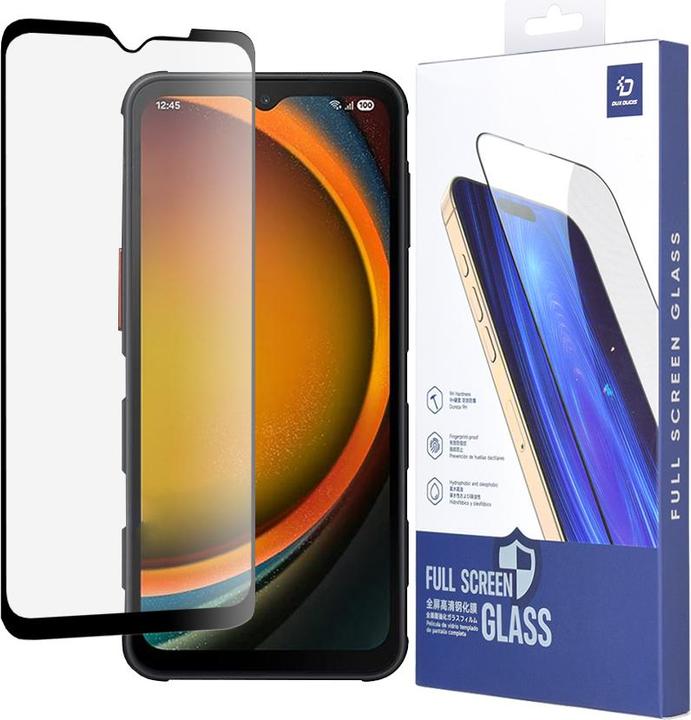 Actual product image Dux Ducis - Tempered Glass - Samsung Galaxy Xcover7 Pro - Black (1 Piece, Samsung Galaxy XCover7 Pro)