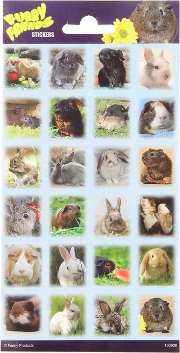 Totum Stickervel Pluizige Vrienden