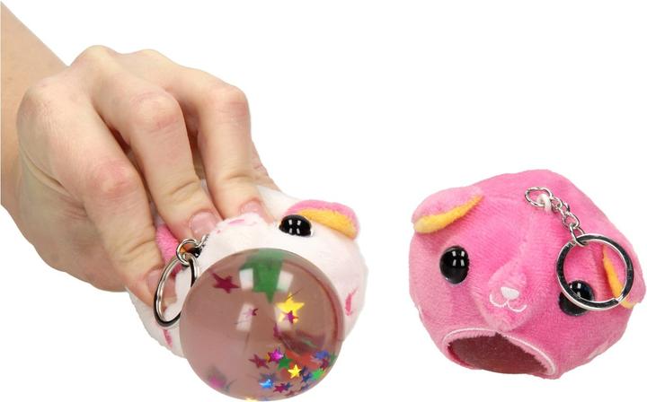 Actual product image Johntoy Keychain squirrel cat