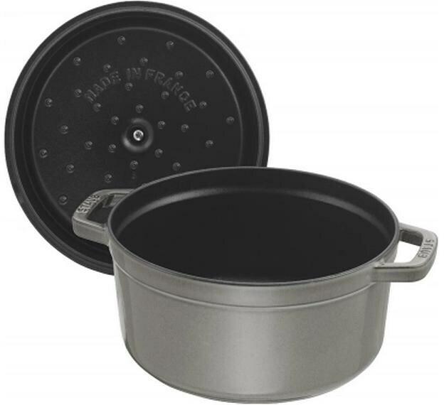 Produktbild Staub Cocotte (22 cm, Bräter + Schmortopf, Gusseisen, Emaille)