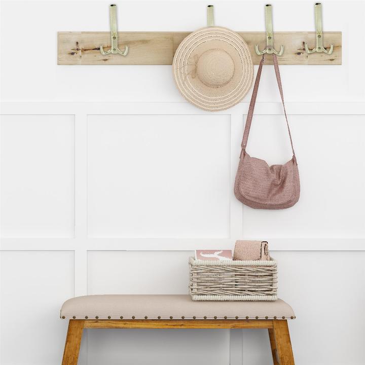 Actual product image Intirilife Double coat hook in gold