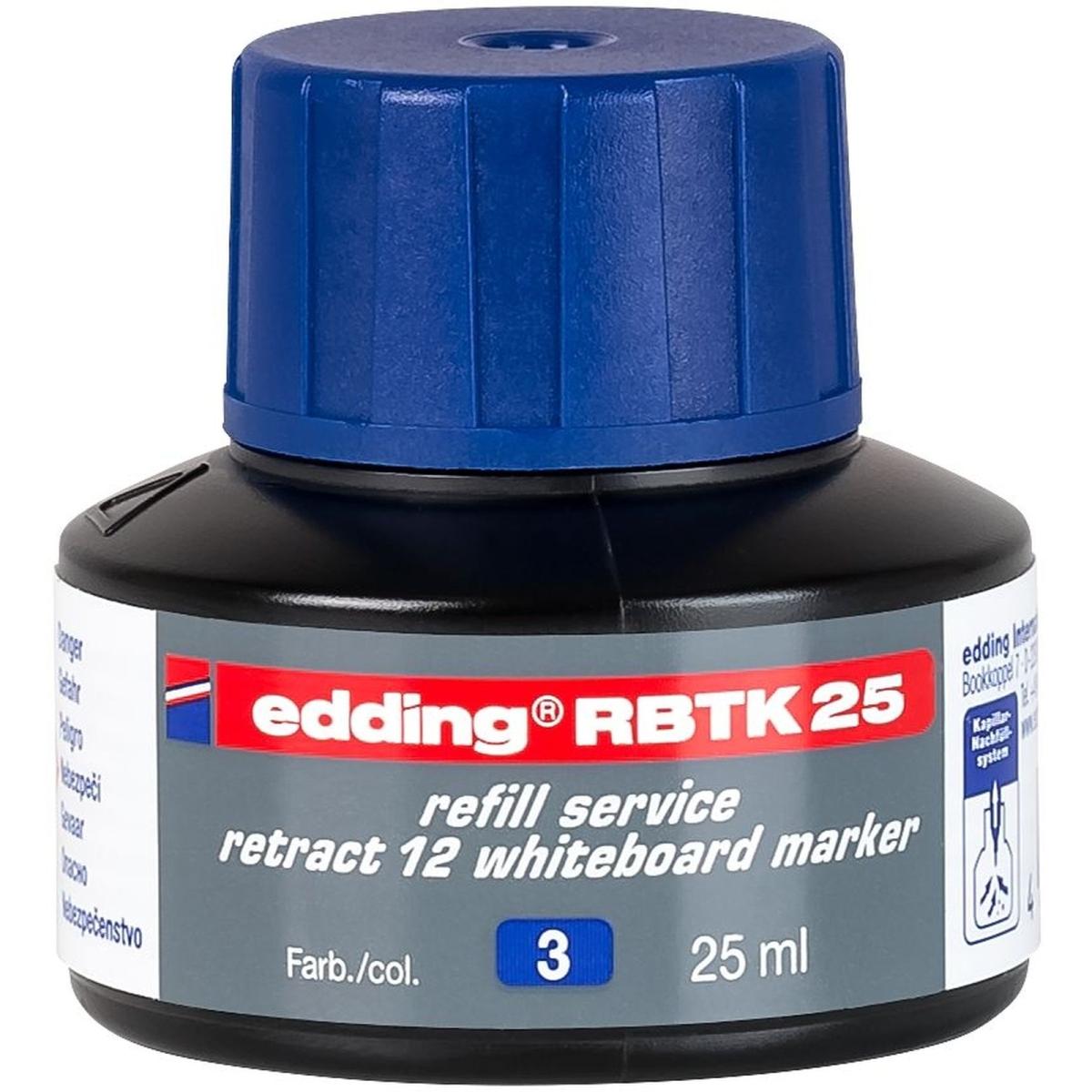 Edding, Marker, Nachfülltusche 25ml blau (Blau, 1 x)