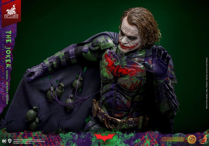 Produktbild Hot Toys The Dark Knight "The Joker - Batman Imposter Version" Exclusive Artisan Edition 1/6 Actionfigur