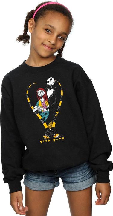 Produktbild Disney Nightmare Before Christmas Jack And Sally Love Sweatshirt Mädchen (152, 158)