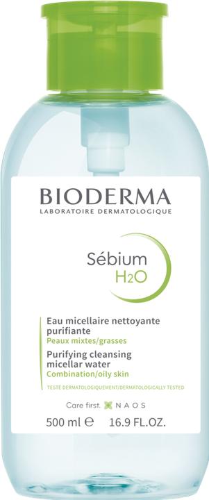 Actual product image Bioderma H2O Pompe Inversée (Micelle water, 500 ml)