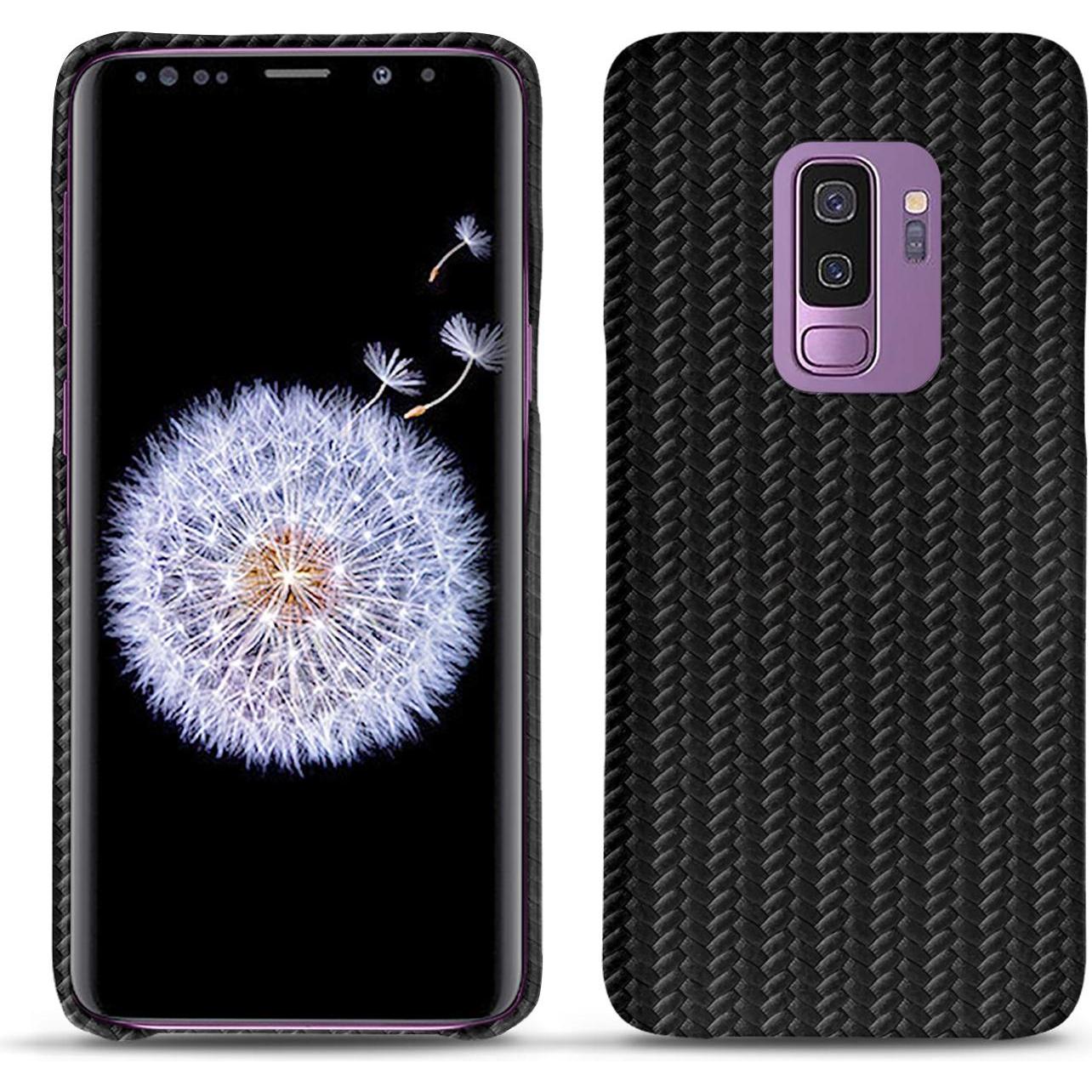 Noreve Lederschutzhülle (Samsung Galaxy S9+), Smartphone Hülle, Schwarz