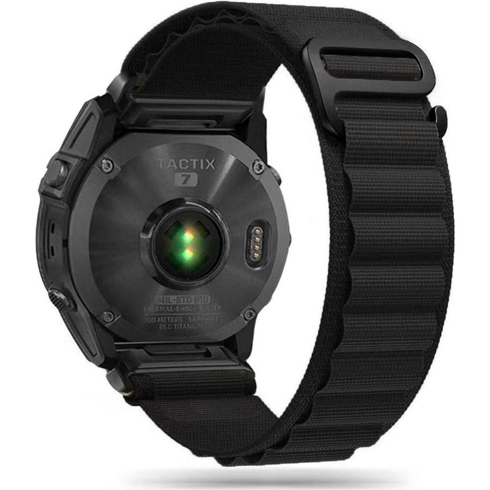 Tech-Protect Nylon Pro Strap (22 mm, Nylon, Garmin Fenix 6, Garmin Fenix 6 Pro, Garmin Fenix 7, Garmin Fenix 5), Uhrenar...