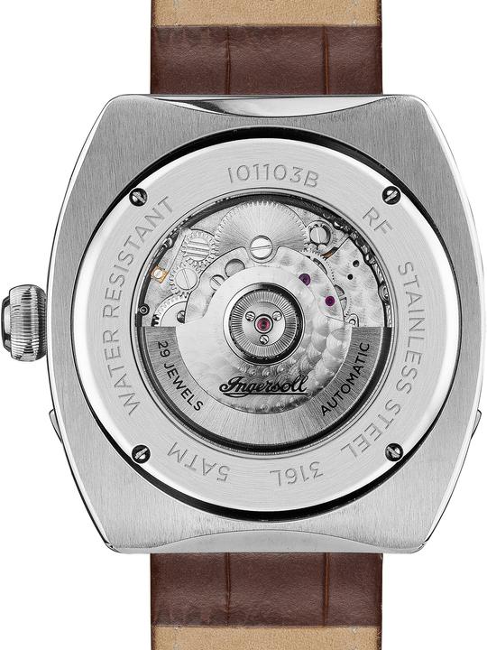 Produktbild Ingersoll 1892 Ingersoll I01103B The Michigan Automatik 45mm 5ATM (Analoguhr, Skeleton-Uhr, 45 mm)