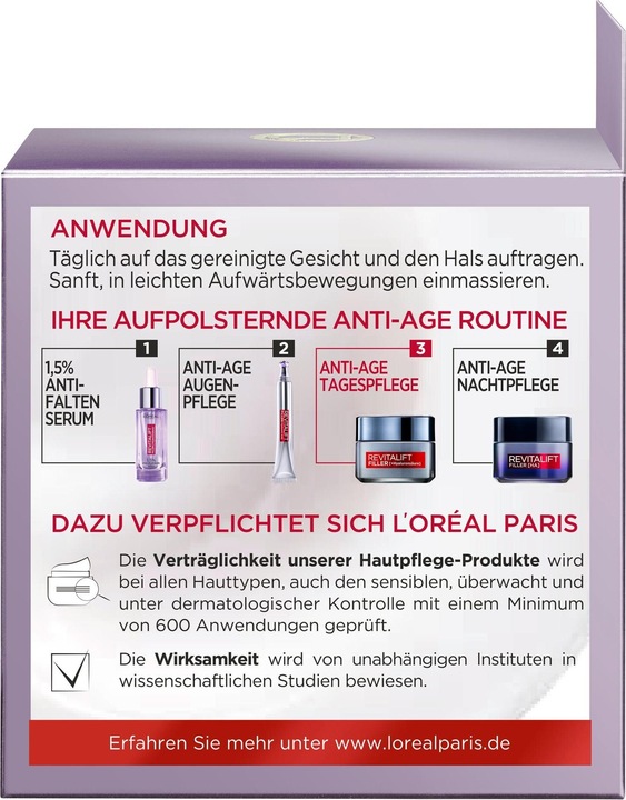 Produktbild L'Oréal Paris Loreal, Revitift Füllstoff, Tagescreme, 50 ml (50 ml, Tagescreme)