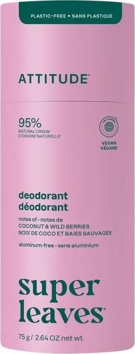 Produktbild Attitude Kokosnuss & Wilde Beeren Deodorant (Stick)