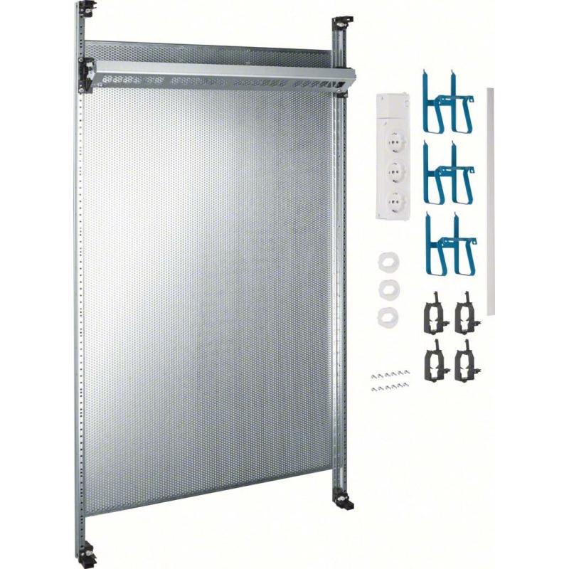 Thumbnail - Hager, Systemstromversorgung, Komplettfeld Multimedia UF22NWuniversZ 900mm 2feld o.Patchmodule