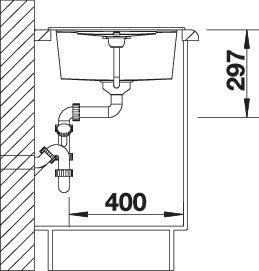 Produktbild Blanco Metra 45 S (Einbauspüle, 78 cm, 50 cm)