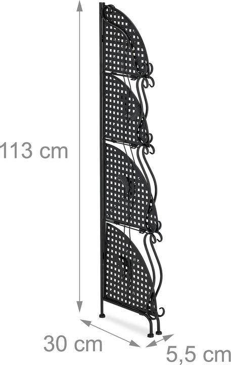 Actual product image Relaxdays Corner shelf (30 x 30 x 113 cm)