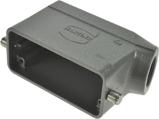 Produktbild Harting Han 16B Hood side entry M25 2 Pegs