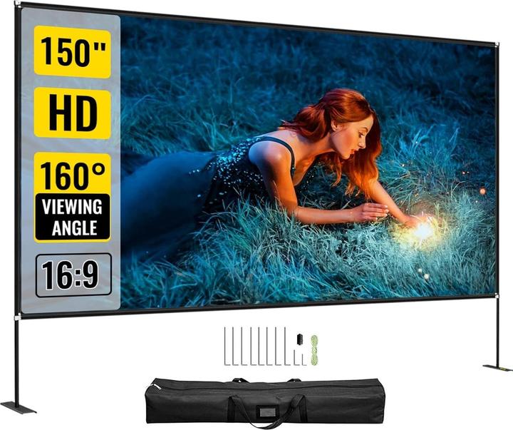 Produktbild Vevor Projektorleinwand (150", 16:9)