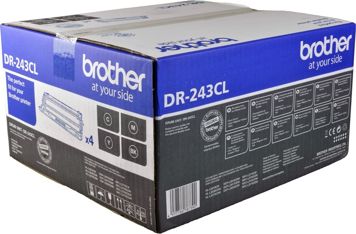Actual product image Brother DR-243CL (M, C, Y, FC)