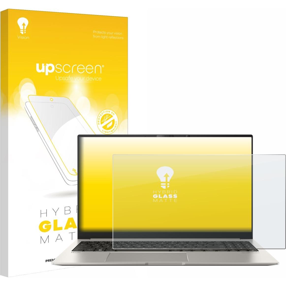 upscreen Reflection Shield Panzerglasfolie Matt (39.60", 16 : 9), Notebook Schutzfolie