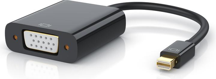 Produktbild CSL Mini DisplayPort zu VGA Video-Adapter, Full HD MiniDP Stecker zu VGA Buchse Adapter Kabel (VGA, 10 cm)