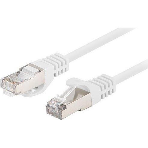 Lanberg Patchcord Kat.6 Ftp 1m Biały Fluke Passed 10-Pack (F/UTP, CAT6, 1 m), Netzwerkkabel