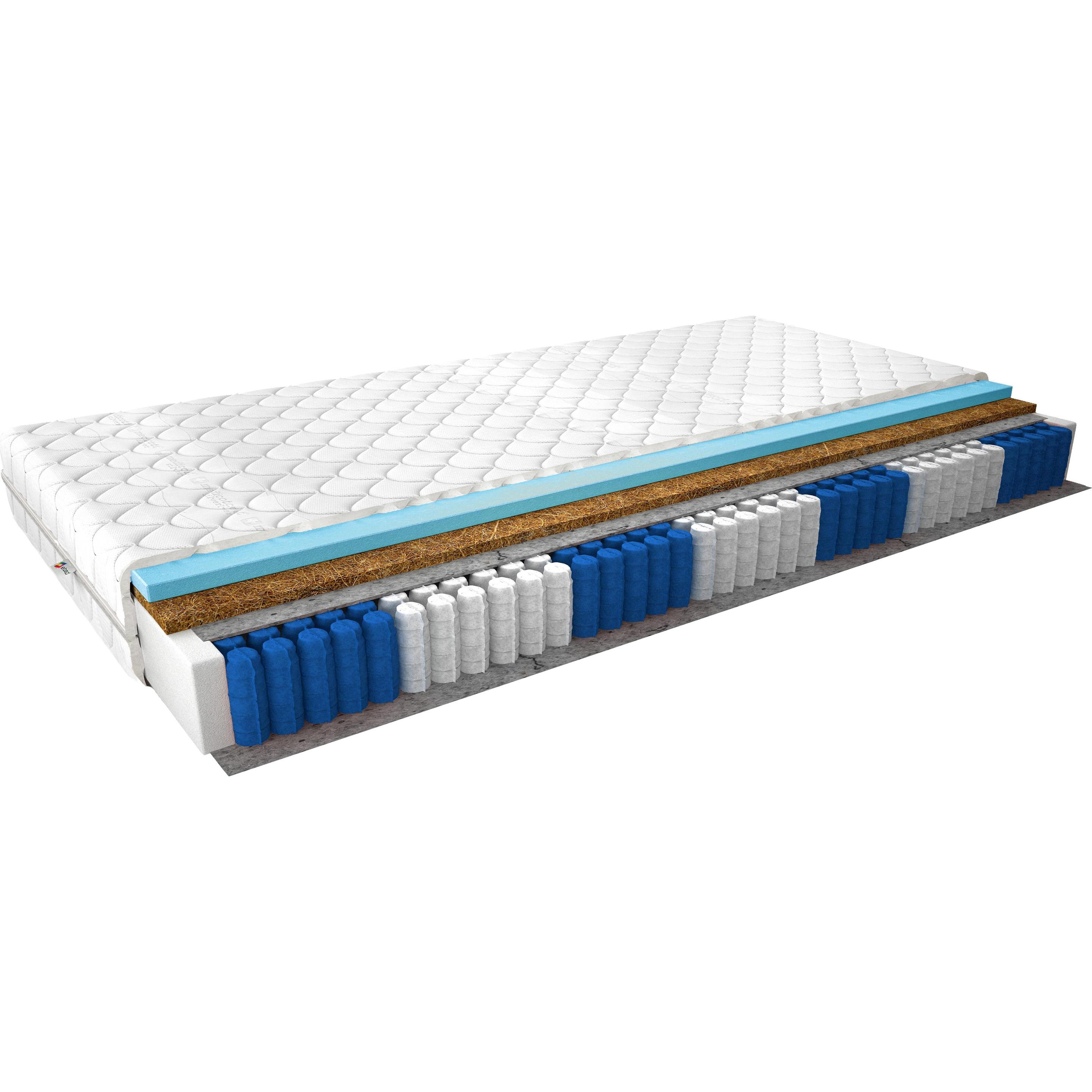 ELTAP, Matratze, Anella Medicott Silver (80 x 200 cm, Federkern, Schaumstoffkern)