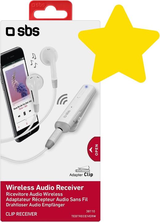 Produktbild SBS Kabelloser Empfänger mit Stereo-Kopfhörern (Empfänger)