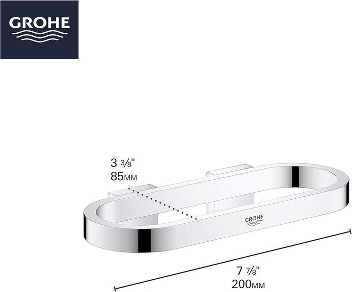 Actual product image Grohe Selection towel ring