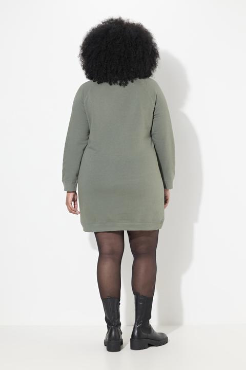 Produktbild Ulla Popken Sweatkleid, Stehkragen, Langarm, Taschen (50, 52)