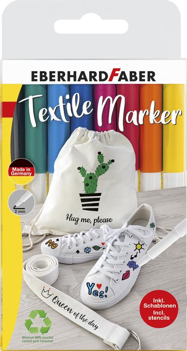 Produktbild EberhardFaber Textilmarker 8 Stück (8x)