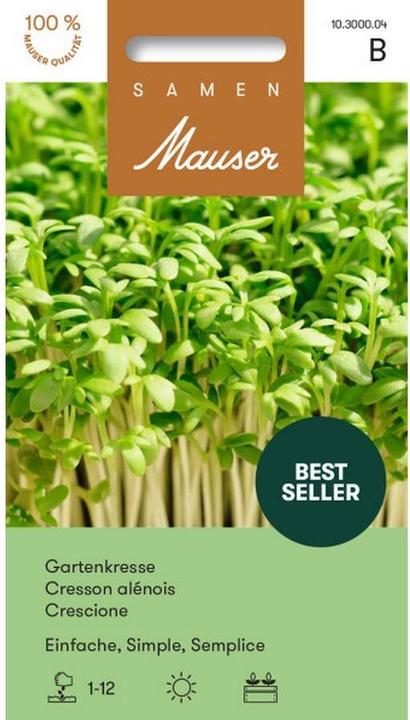 Produktbild Samen Mauser Gartenkresse, einfache (Kräutersamen)